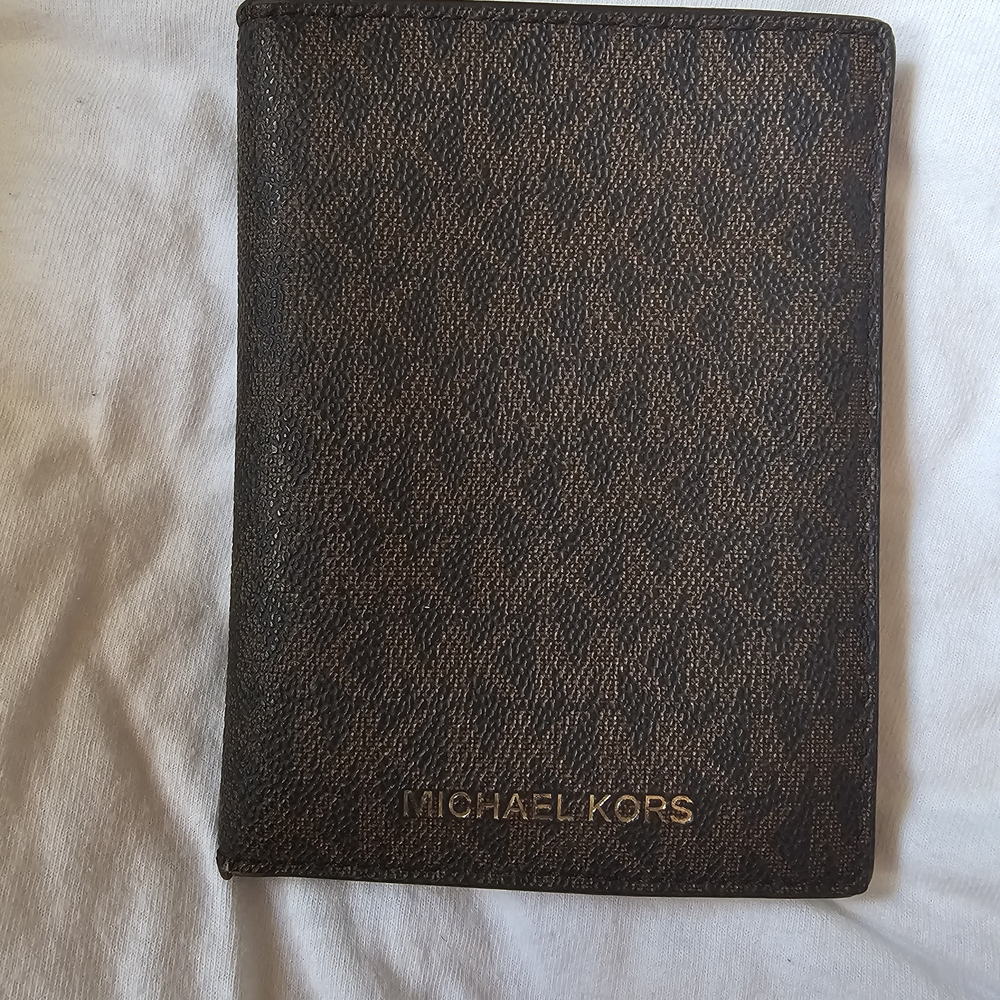 Michael Kors Dark Brown Travel Wallet
